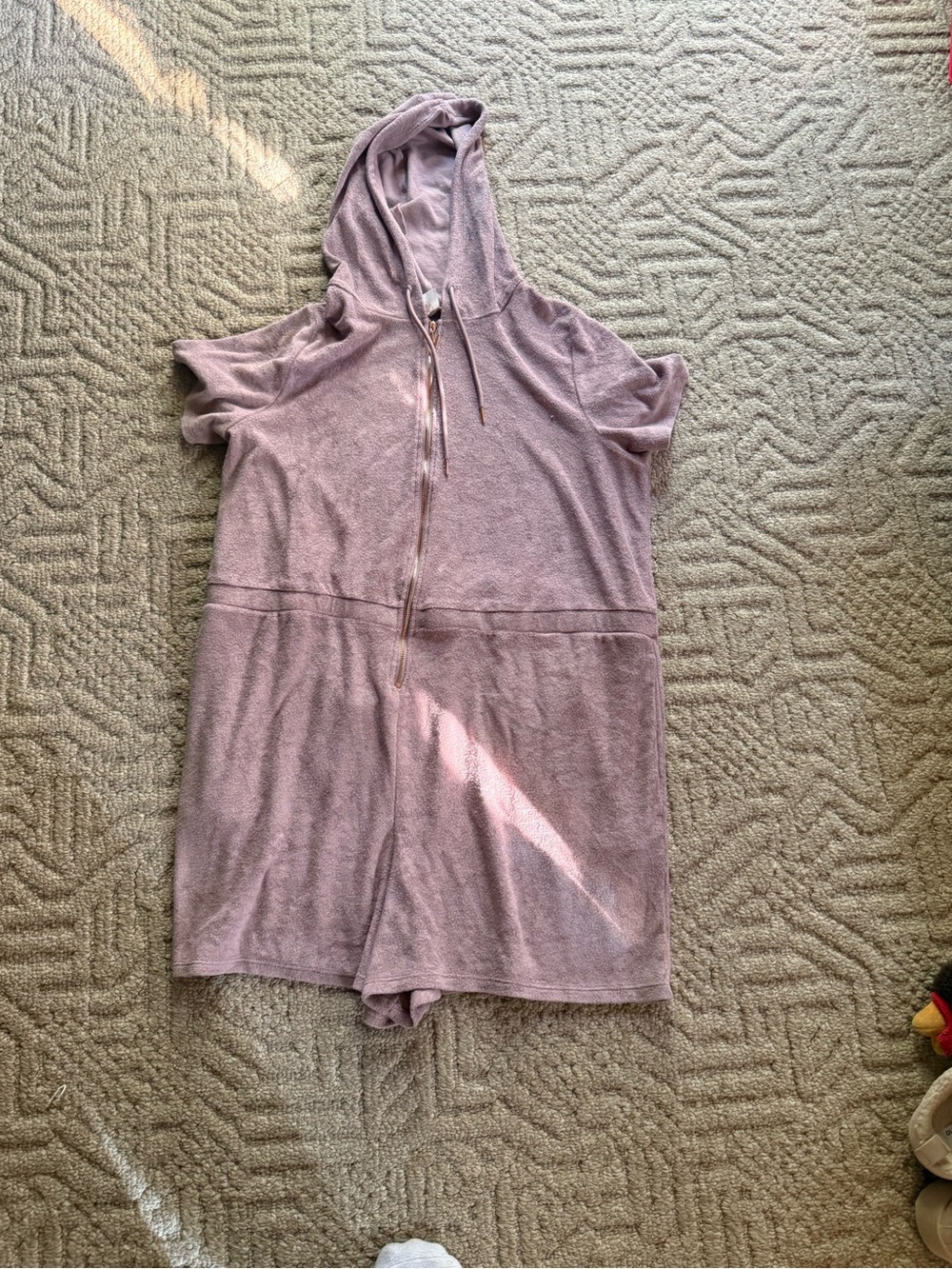 Yitty mauve hooded romper